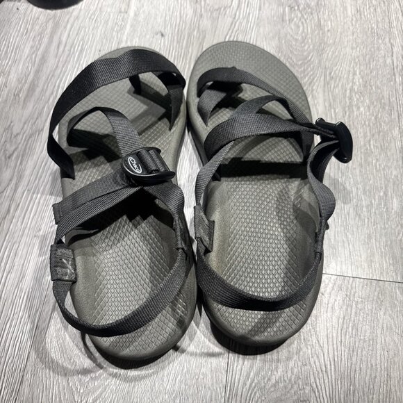 Chaco Z Cloud 2 Classic Strap Sandals Solid Black US Mens Size 11 - Picture 6 of 8